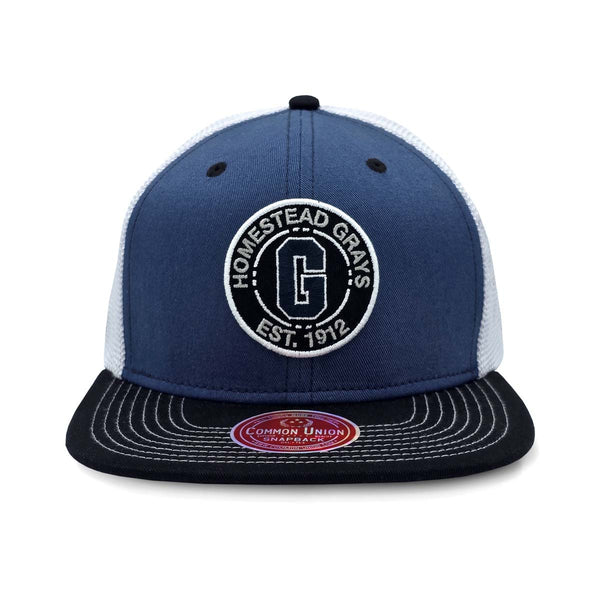 HOMESTEAD GRAYS DUGOUT TRUCKER SNAPBACK