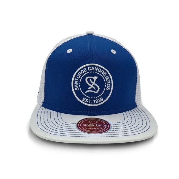 SANTURCE CANGREJEROS "CRABBERS" DUGOUT TRUCKER SNAPBACK "BLUE"