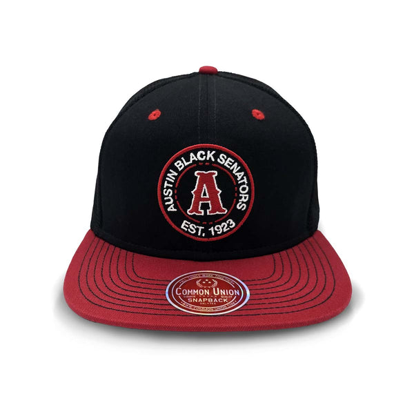 AUSTIN BLACK SENATORS DUGOUT TRUCKER SNAPBACK