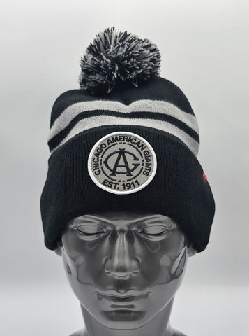 CHICAGO AMERICAN GIANTS DUGOUT KNIT POM BEANIE