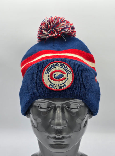 CHICAGO WHALES DUGOUT KNIT POM BEANIE