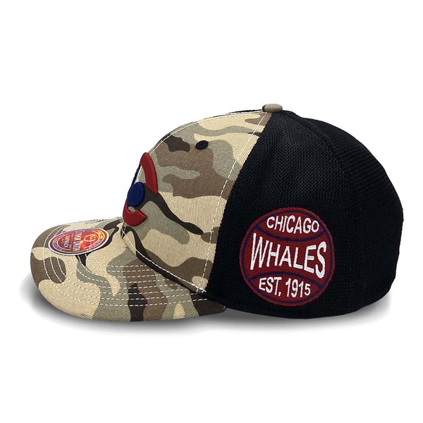 CHICAGO WHALES SUBWAY MESH CAMO SNAPBACK "DESERT TAN"