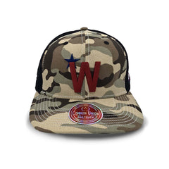 WASHINGTON BLACK SENATORS SUBWAY MESH CAMO SNAPBACK "DESERT TAN"