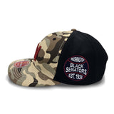 WASHINGTON BLACK SENATORS SUBWAY MESH CAMO SNAPBACK "DESERT TAN"