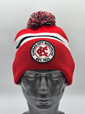 KC MONARCHS DUGOUT KNIT POM BEANIE