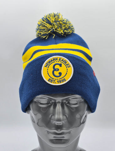 NEWARK EAGLES KNIT POM BEANIE