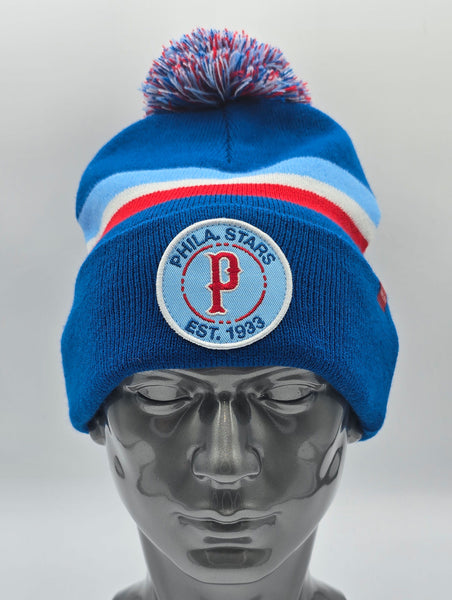 PHILADELPHIA STARS DUGOUT KNIT POM BEANIE