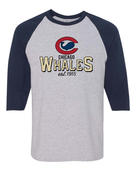 CHICAGO WHALES RAGLAN GAME TIME TEE