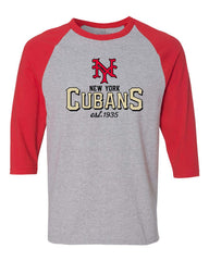 NEW YORK CUBANS RAGLAN GAME TIME TEE