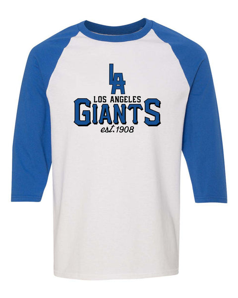 LOS ANGELES GIANTS RAGLAN GAME TIME TEE