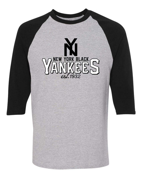 NEW YORK BLACK YANKEES RAGLAN GAME TIME TEE