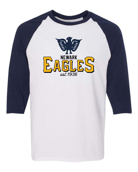 NEWARK EAGLES GAME TIME RAGLAN TEE