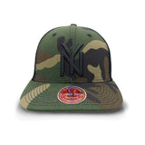 NEW YORK BLACK YANKEES URBAN CAMO MESH SNAPBACK "JUNGLE CAMO"