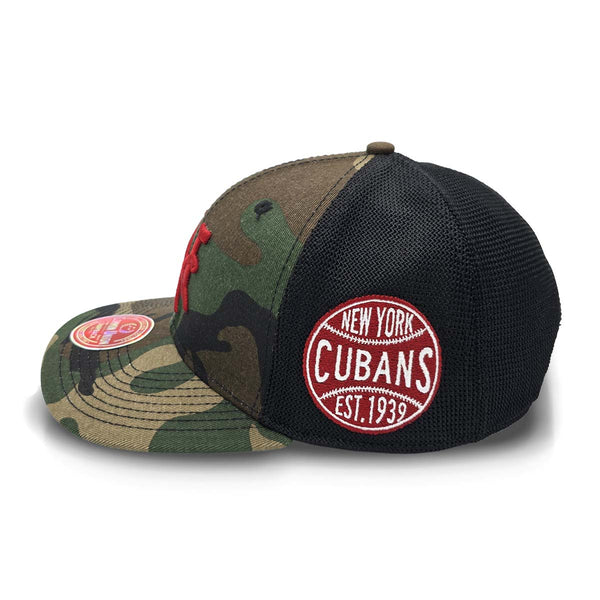 NEW YORK CUBANS URBAN MESH CAMO SNAPBACK "JUNGLE CAMO"