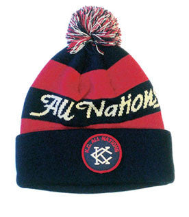 KC All Nations Knit Cuff w/ Pom