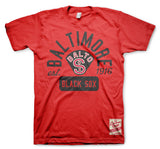 Balto Black Sox Red Classic Tee