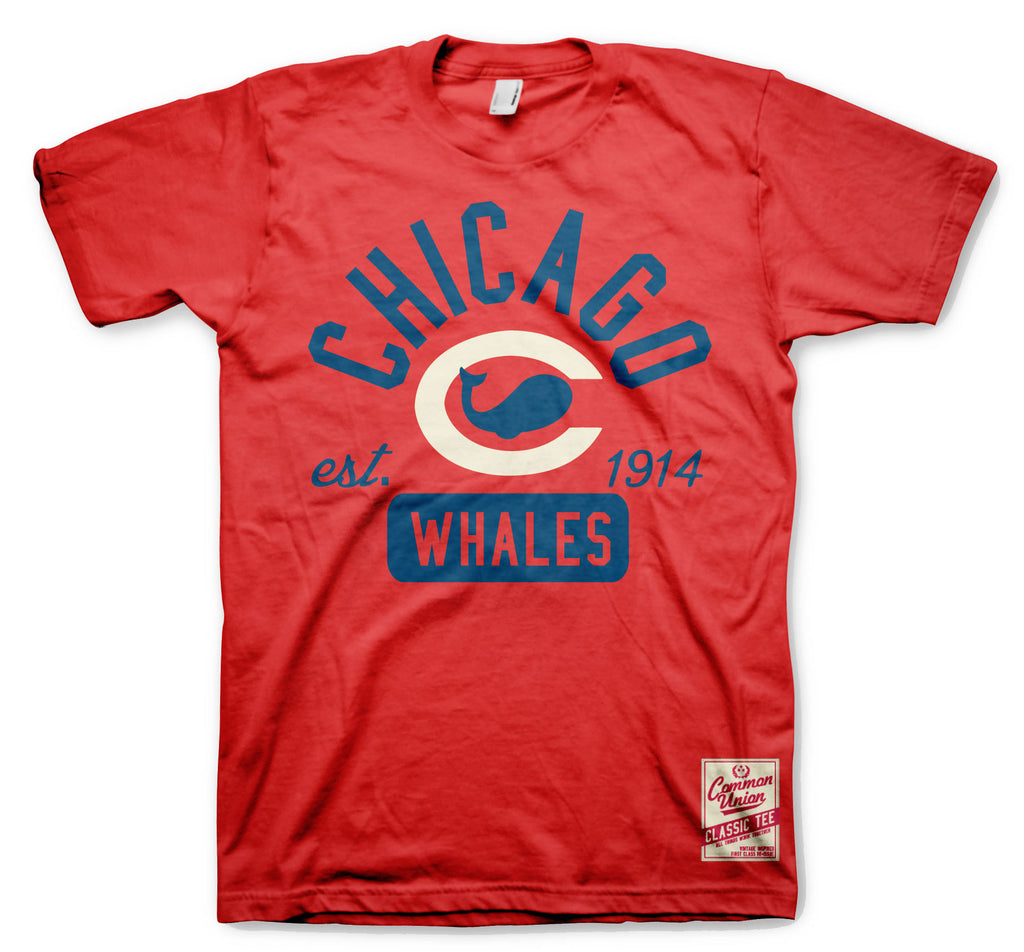 Chicago Whales Red Classic Tee – Common Union Shop