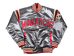 KC Monarchs Satin Varsity Jacket
