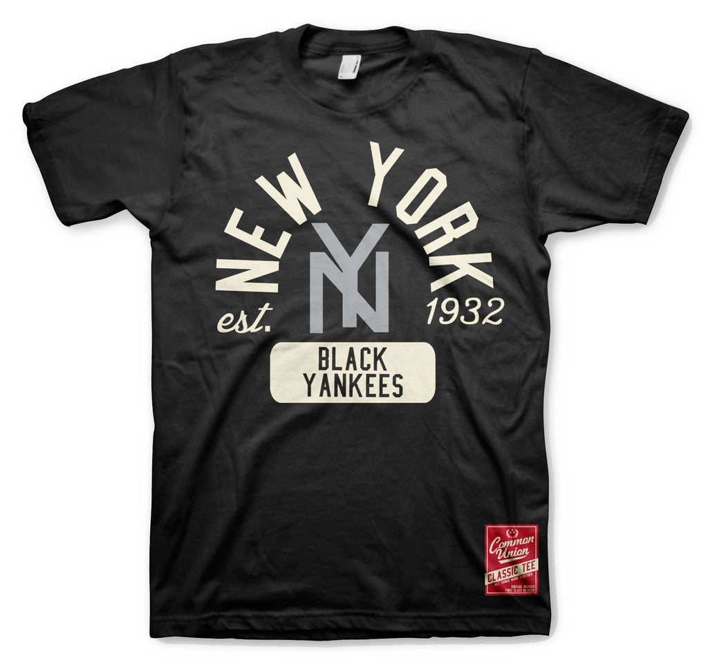 New York Blk Yankees Black Classic Tee – Common Union Shop